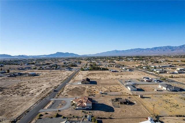 3821 Tumbleweed Ave, Pahrump, NV 89048 - mountain view featuring a desert landscape