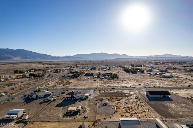 3821 Tumbleweed Ave, Pahrump, NV 89048 - mountain view featuring a desert landscape