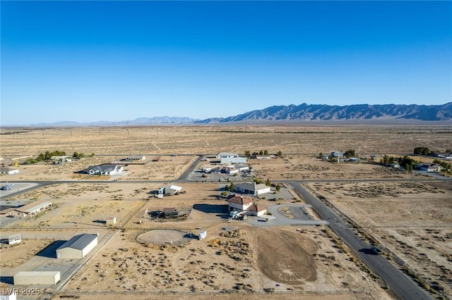 3821 Tumbleweed Ave, Pahrump, NV 89048 - overview of rural landscape with a desert landscape and mountains