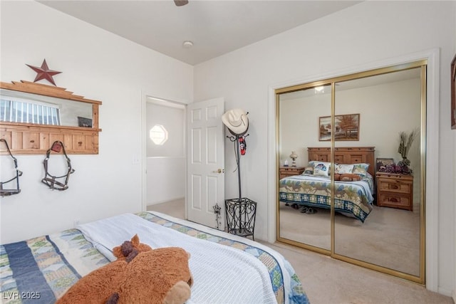 3821 Tumbleweed Ave, Pahrump, NV 89048 - bedroom with carpet floors and a closet