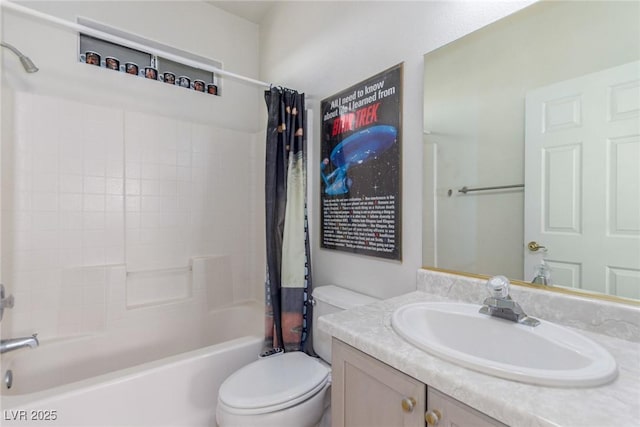 3821 Tumbleweed Ave, Pahrump, NV 89048 - bathroom with shower / bath combo with shower curtain and vanity