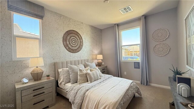 739 Wild Highlands Ln, Henderson, NV 89015 - bedroom with carpet flooring and baseboards