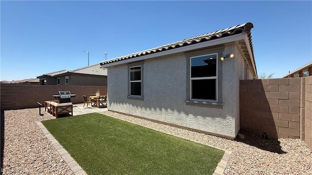 739 Wild Highlands Ln, Henderson, NV 89015 - fenced backyard with a patio area