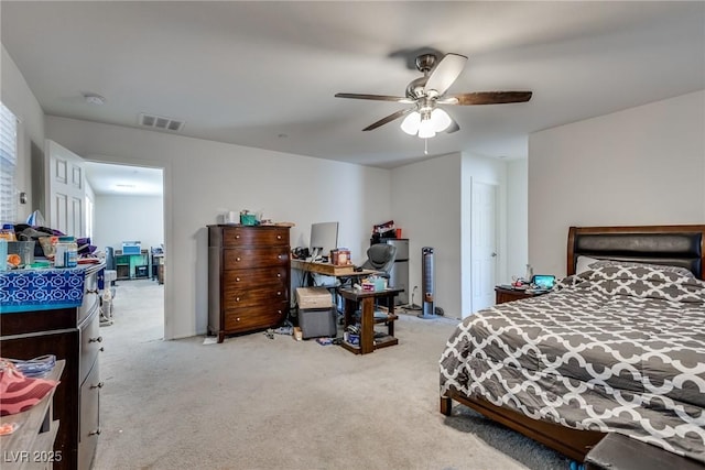 889 Harbor Ave, Henderson, NV 89002 - bedroom with carpet flooring and a ceiling fan