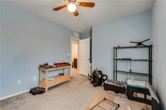 889 Harbor Ave, Henderson, NV 89002 - bedroom featuring carpet floors and ceiling fan