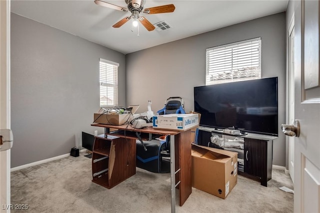 889 Harbor Ave, Henderson, NV 89002 - office space with light colored carpet and ceiling fan