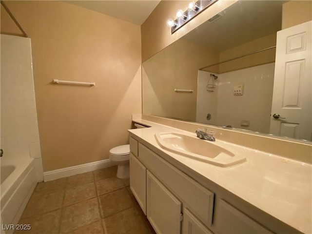 7604 Cruz Bay Ct, Las Vegas, NV 89128 - bathroom with vanity,  shower combination, and tile patterned flooring