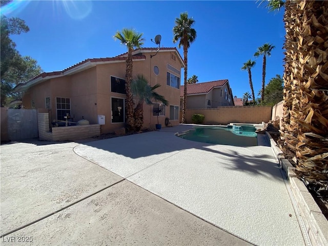 7604 Cruz Bay Ct, Las Vegas, NV 89128 - view of pool with a patio and a fenced backyard