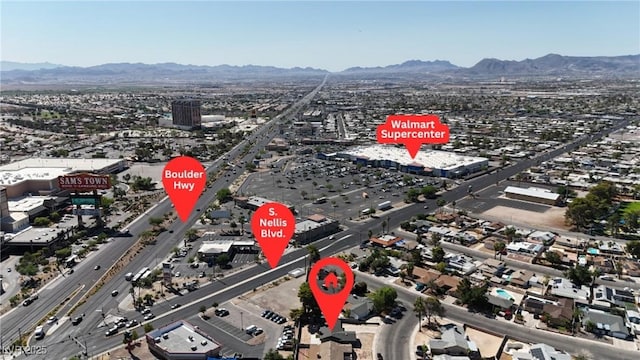 4272 Sheppard Dr, Las Vegas, NV 89121 - drone / aerial view of a mountain backdrop