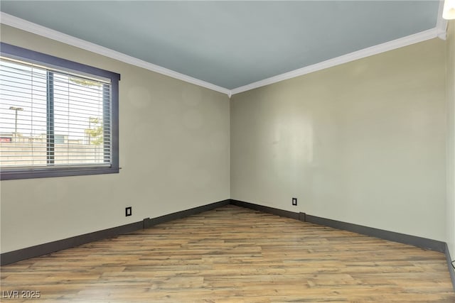 4272 Sheppard Dr, Las Vegas, NV 89121 - spare room featuring wood finished floors and crown molding