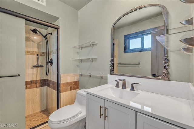 4272 Sheppard Dr, Las Vegas, NV 89121 - bathroom featuring a stall shower and vanity