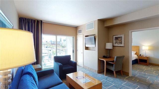 211 E Flamingo Rd Unit 202, Las Vegas, NV 89169 - view of carpeted living room