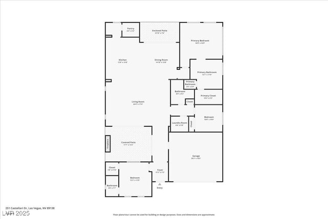 251 Castellari Dr, Las Vegas, NV 89138 - view of home floor plan