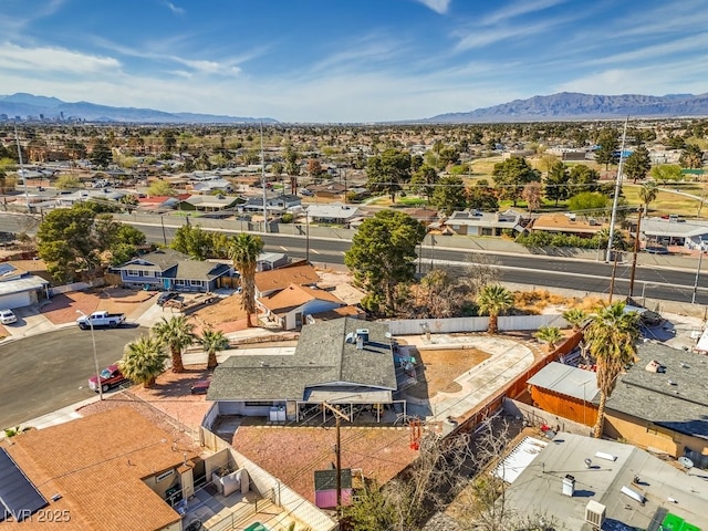 2450 Tournament St, Las Vegas, NV 89142 - aerial perspective of suburban area featuring a mountainous background