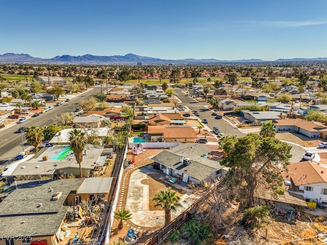 2450 Tournament St, Las Vegas, NV 89142 - aerial view of residential area with mountains