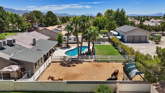 7675 Butterscotch Ct, Las Vegas, NV 89131 - aerial view of a mountain backdrop