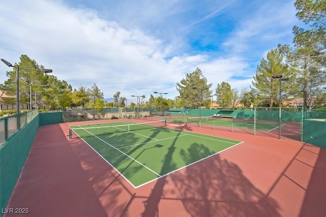 10700 Button Willow Dr, Las Vegas, NV 89134 - view of tennis court with community basketball court