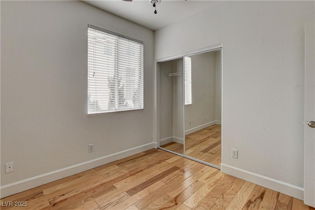 3200 Ridgecliff St, Las Vegas, NV 89129 - unfurnished bedroom featuring hardwood / wood-style floors and a closet