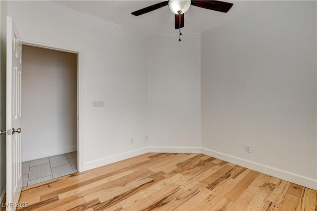 3200 Ridgecliff St, Las Vegas, NV 89129 - unfurnished room featuring wood finished floors and a ceiling fan