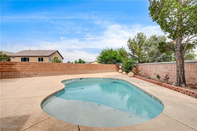 3200 Ridgecliff St, Las Vegas, NV 89129 - view of pool featuring a fenced backyard and a patio