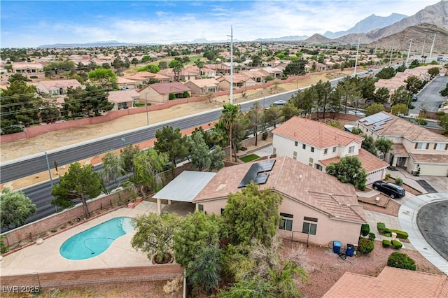 3200 Ridgecliff St, Las Vegas, NV 89129 - aerial perspective of suburban area with a mountainous background
