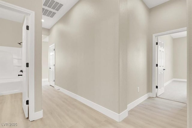 5908 Big Horn View St, North Las Vegas, NV 89031 - corridor featuring light wood-type flooring