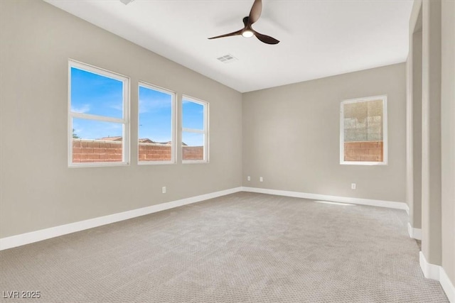 5908 Big Horn View St, North Las Vegas, NV 89031 - carpeted empty room with ceiling fan and baseboards