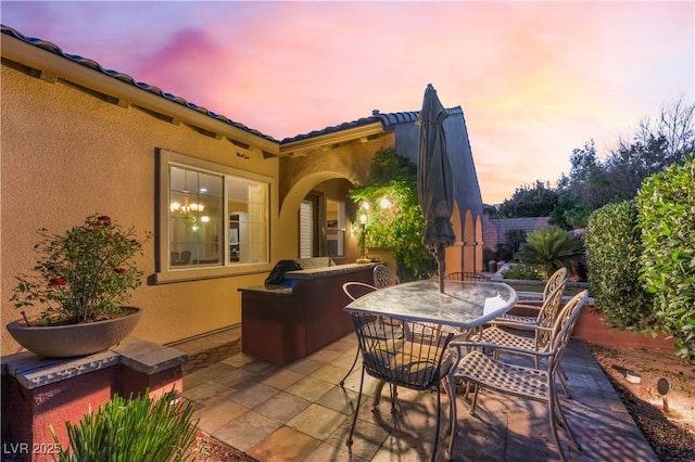 12276 Caminita Pl, Las Vegas, NV 89138 - view of patio featuring outdoor dining space