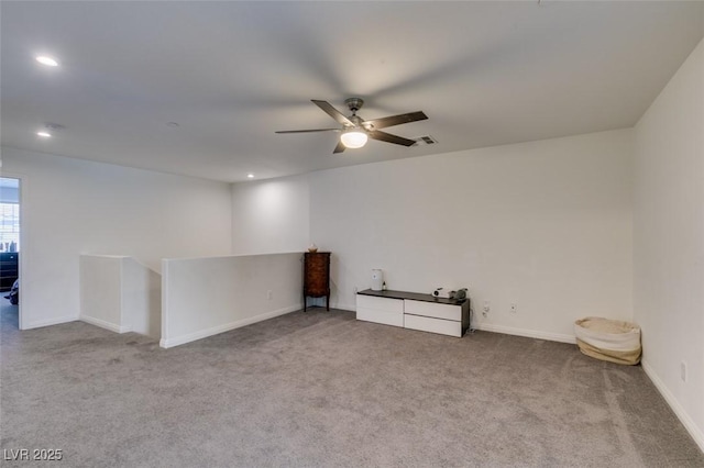1200 Mission View Ct, Henderson, NV 89002 - carpeted empty room with a ceiling fan and recessed lighting