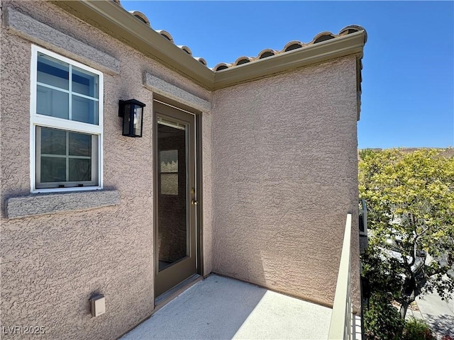9165 Beauchamp Ave, Las Vegas, NV 89148 - view of exterior entry with stucco siding