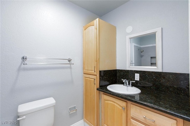 6317 Alta Dr, Las Vegas, NV 89107 - bathroom with vanity and tasteful backsplash