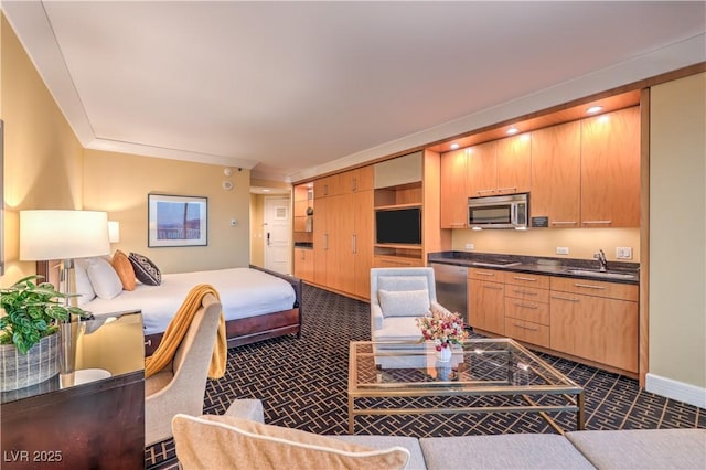 2000 Fashion Show Dr Unit 4105-4106, Las Vegas, NV 89109 - bedroom featuring dark carpet