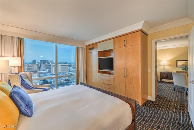 2000 Fashion Show Dr Unit 4105-4106, Las Vegas, NV 89109 - bedroom featuring baseboards and a closet