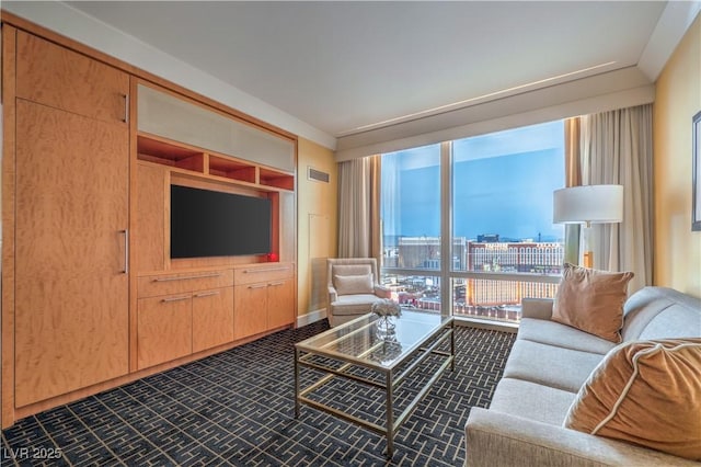 2000 Fashion Show Dr Unit 4105-4106, Las Vegas, NV 89109 - living room featuring dark carpet