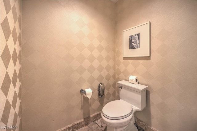 2000 Fashion Show Dr Unit 4105-4106, Las Vegas, NV 89109 - bathroom featuring toilet and baseboards