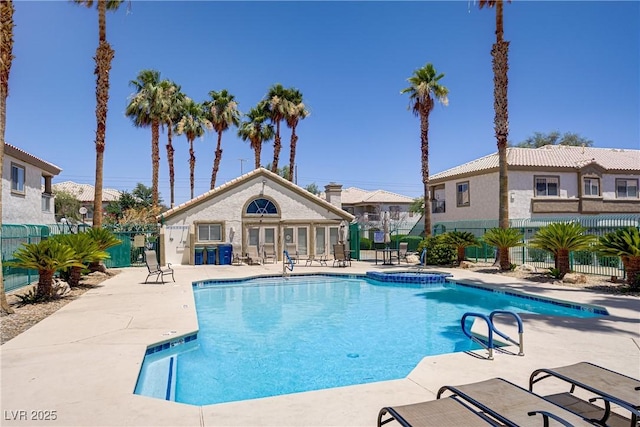 5112 Harvest Time St Unit 201, Las Vegas, NV 89130 - community pool featuring a patio area