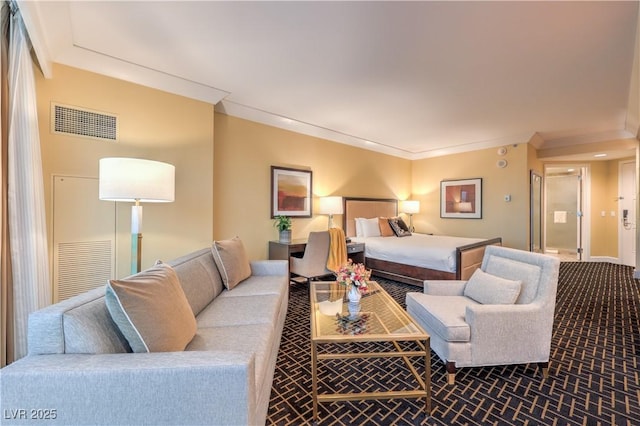 2000 Fashion Show Dr Unit 4105, Las Vegas, NV 89109 - bedroom with crown molding
