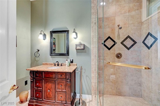 4936 Mountain Foliage Dr, Las Vegas, NV 89148 - full bath with a shower stall and vanity