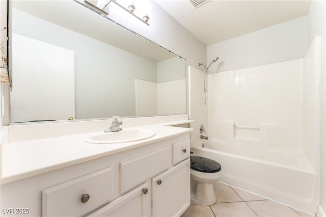 2111 Hollow Oak Ave, North Las Vegas, NV 89031 - full bath with vanity, bathing tub / shower combination, and tile patterned flooring