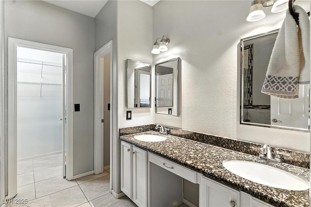 620 Painted Cloud Pl, Las Vegas, NV 89144 - bathroom with double vanity and a spacious closet