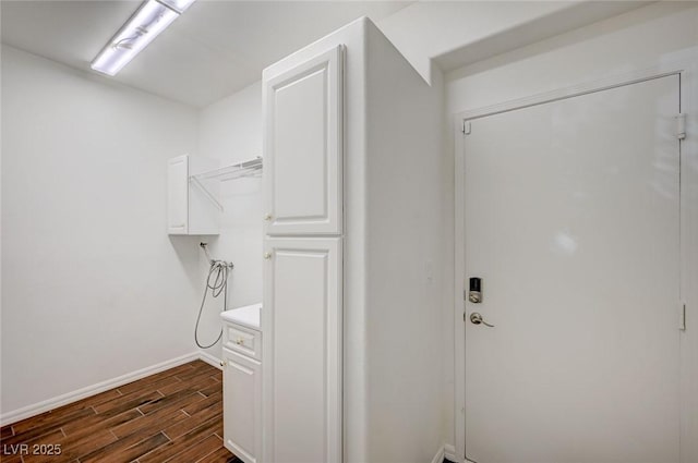 2050 W Warm Springs Rd Unit 4512, Henderson, NV 89014 - washroom with dark wood-style floors and baseboards