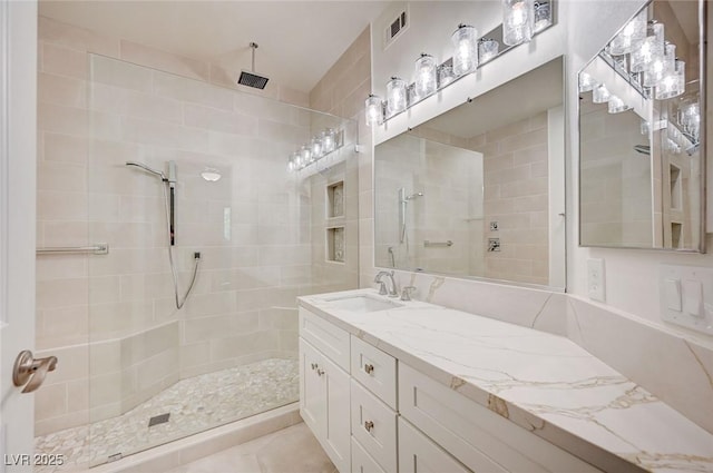 2050 W Warm Springs Rd Unit 4512, Henderson, NV 89014 - bathroom with vanity and a walk in shower