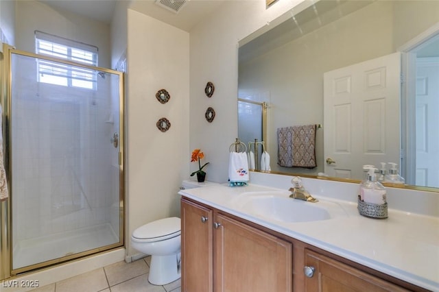 10952 Porto Foxi St, Las Vegas, NV 89141 - full bath featuring tile patterned floors, vanity, and a stall shower