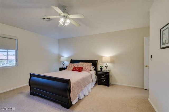 10952 Porto Foxi St, Las Vegas, NV 89141 - bedroom with light colored carpet and ceiling fan