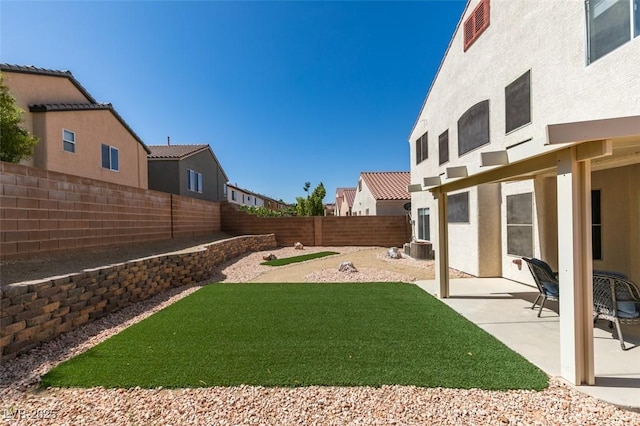 10952 Porto Foxi St, Las Vegas, NV 89141 - fenced backyard featuring a patio area and a residential view