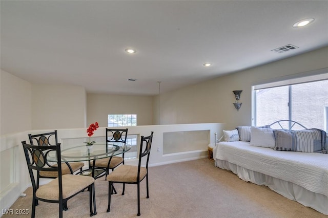 10952 Porto Foxi St, Las Vegas, NV 89141 - dining space with light carpet and recessed lighting