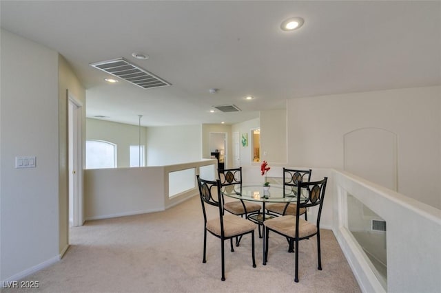 10952 Porto Foxi St, Las Vegas, NV 89141 - dining space with light colored carpet and recessed lighting