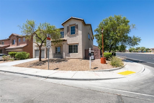 3941 Copper Stone Ct, North Las Vegas, NV 89032 - traditional home with stucco siding and concrete driveway
