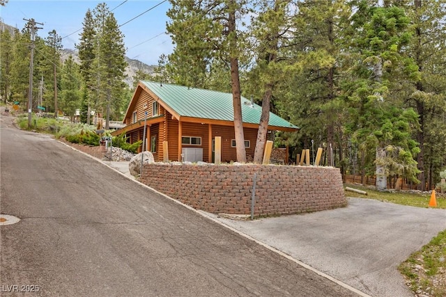 401 Alpine Way, Mount Charleston, NV 89124 - log cabin with a metal roof