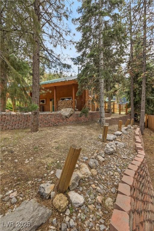 401 Alpine Way, Mount Charleston, NV 89124 - view of yard